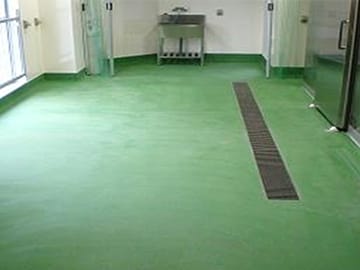 水性硬質ウレタン床材 モルタル仕上げ