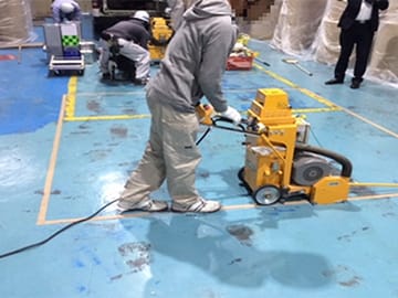 水性硬質ウレタン床材 ペースト工法