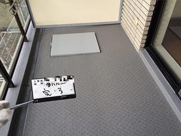 長尺シート敷設