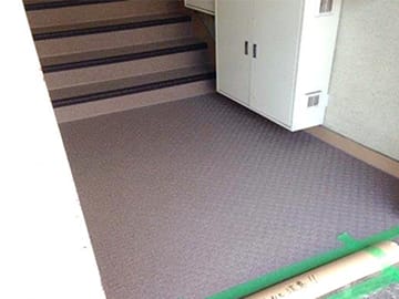 長尺シート敷設