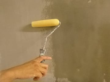 アクリルタイル吹付け