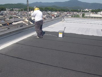 改質アスファルト防水 常温自着工法