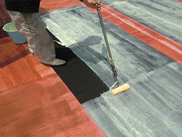 加硫ゴムシート防水接着工法