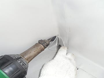 塩ビシート防水機械的固定工法