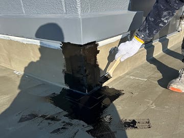 改質アスファルト防水 常温積層工法
