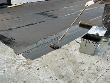 改質アスファルト防水 常温積層工法